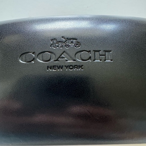 Coach Black Hard Case Clamshell Sunglasses Case - Picture 2 of 9